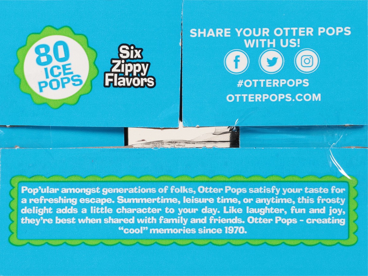 slide 7 of 9, Otter Pops Original Ice Pops 80 - 1 oz Pops, 