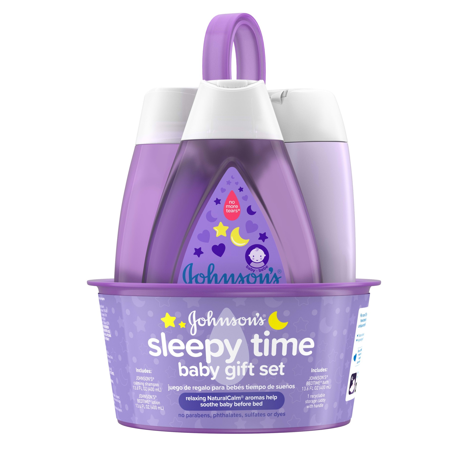 slide 1 of 13, Johnson's Sleepy Time Bedtime Baby Gift Set with Relaxing NaturalCalm Aromas, Bedtime Bath & Calming Shampoo, Wash & Lotion Essentials, Hypoallergenic, Bath Essentials, 4 items, 1 ct