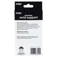 slide 3 of 5, Meijer Neoprene Wrist Support Brace, One Size, 1 ct