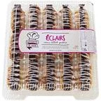 Superior Cake Gourmet Drizzled Mini Chocolate Eclairs