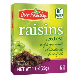 Our Family Dried Fruit Sdlss Raisins