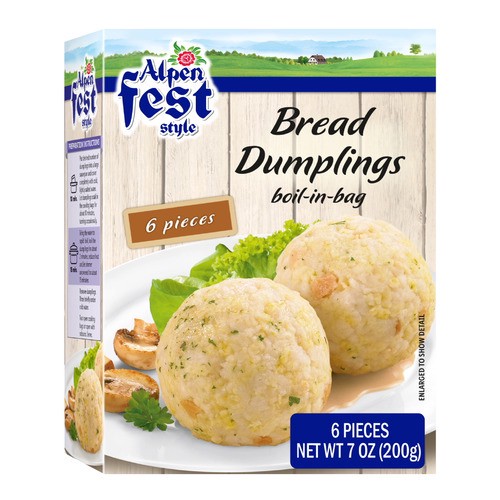 slide 1 of 1, Alpenfest bread dumplings, 7 oz