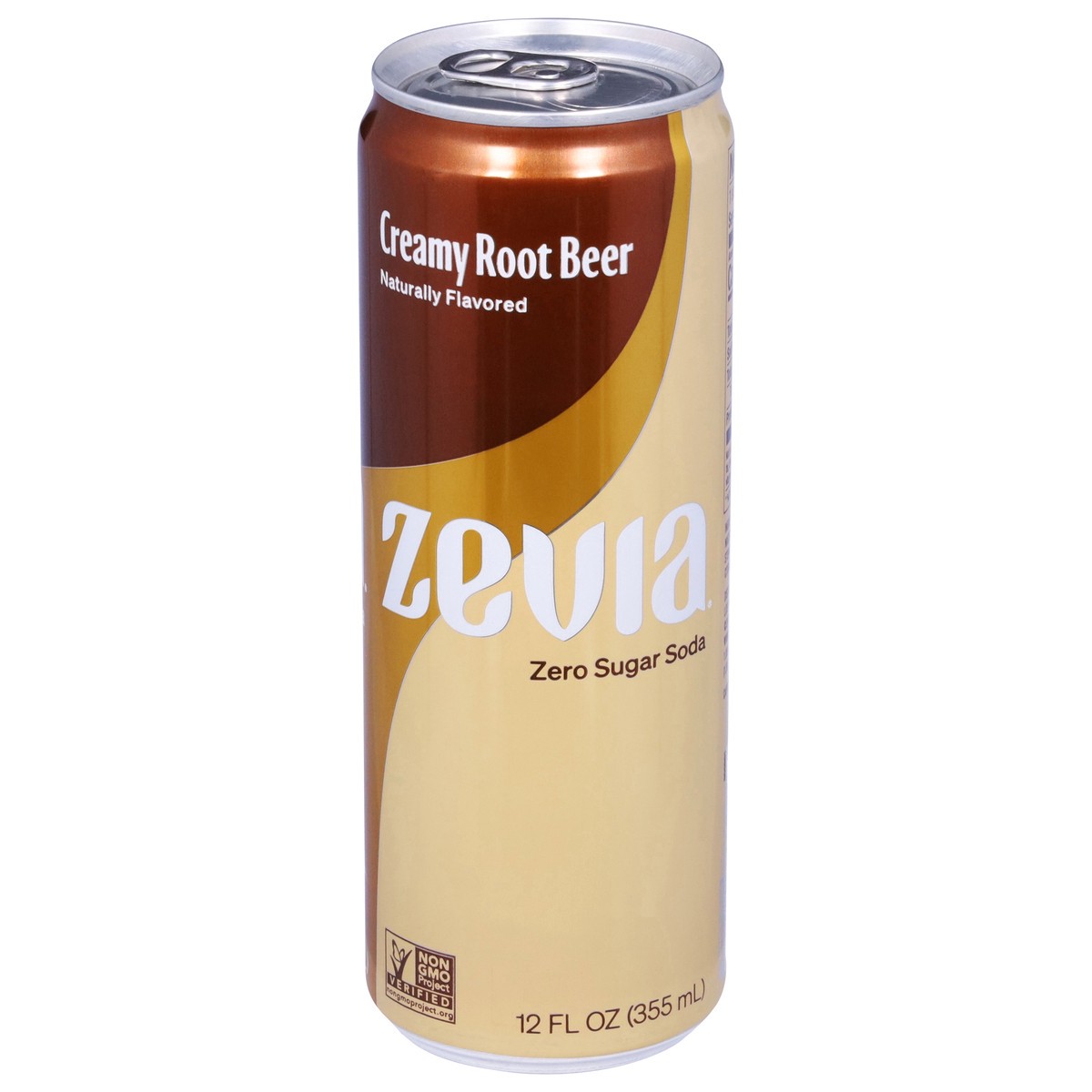 slide 1 of 1, Zevia Creamy Root Beer Zero Calorie Soda Single - 12 fl oz, 12 fl oz