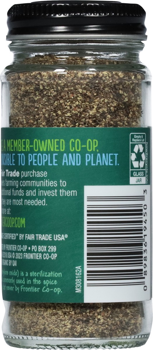 slide 5 of 9, Frontier Co-Op Medium Grind Organic Black Pepper 1.80 oz, 1.8 oz