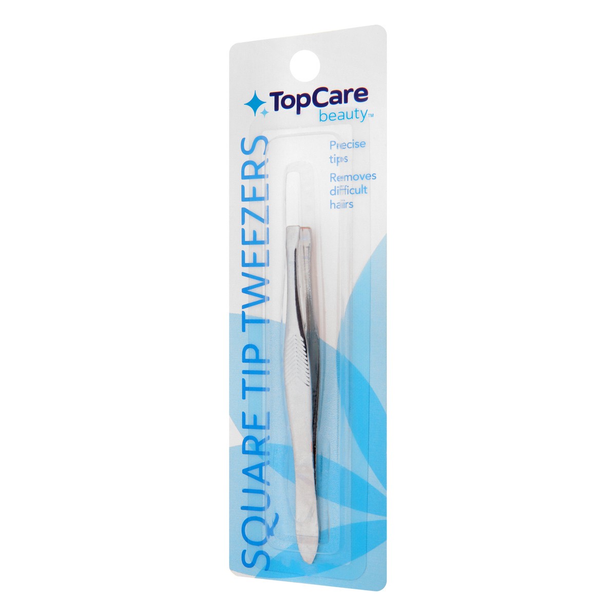 slide 6 of 12, TopCare Squared Tip Tweezers, 1 ct