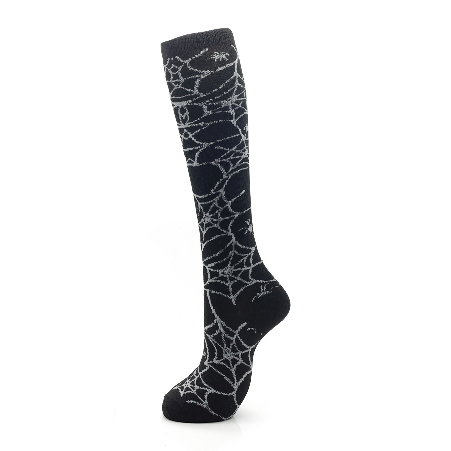 slide 4 of 4, Spiderweb Knee High Socks By Celebrate It, 1 ct