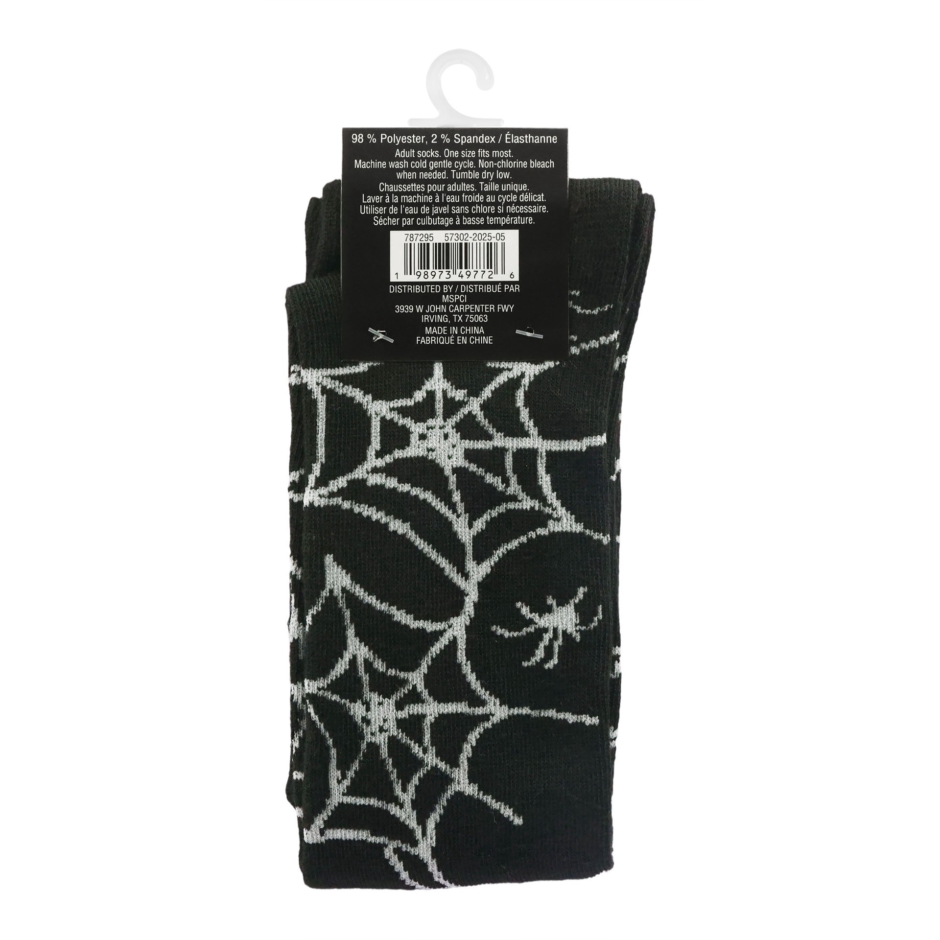 slide 3 of 4, Spiderweb Knee High Socks By Celebrate It, 1 ct