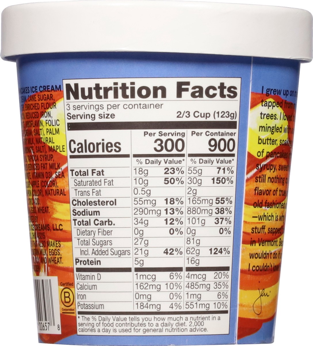 slide 8 of 14, Jeni's Maple Soaked Pancakes Ice Cream 1 pt, 1 pint