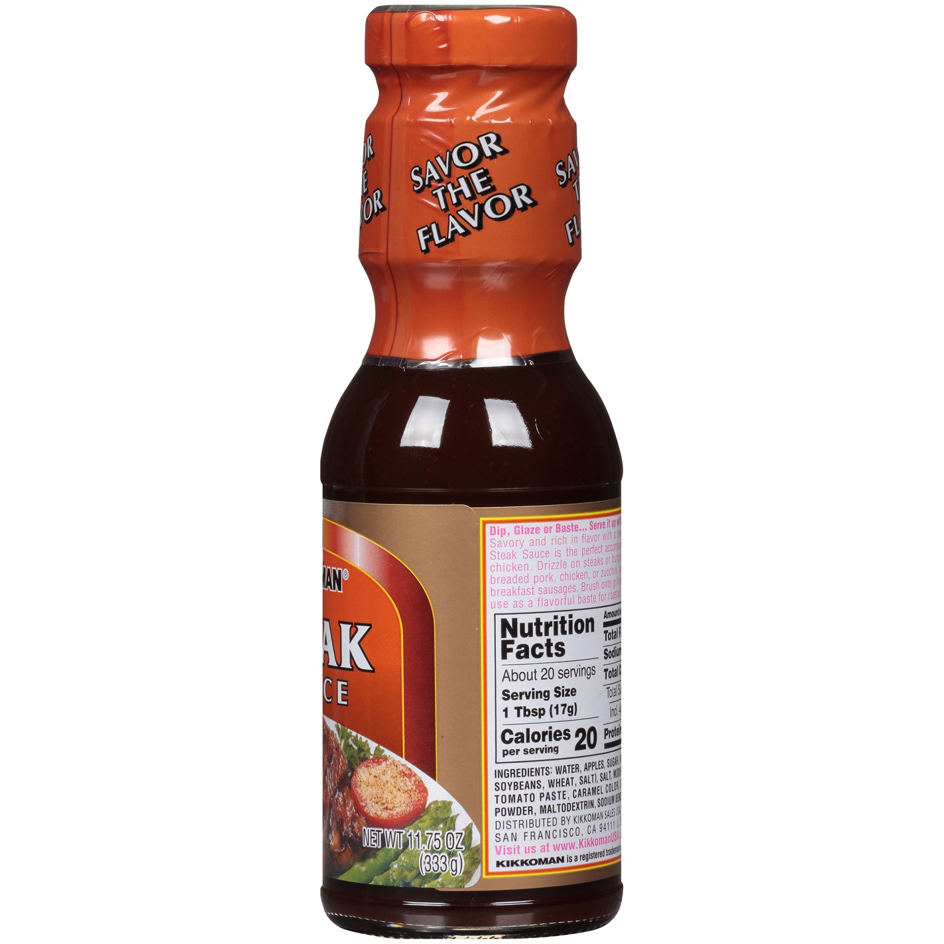 slide 4 of 7, Kikkoman Steak Sauce, 11.75 oz