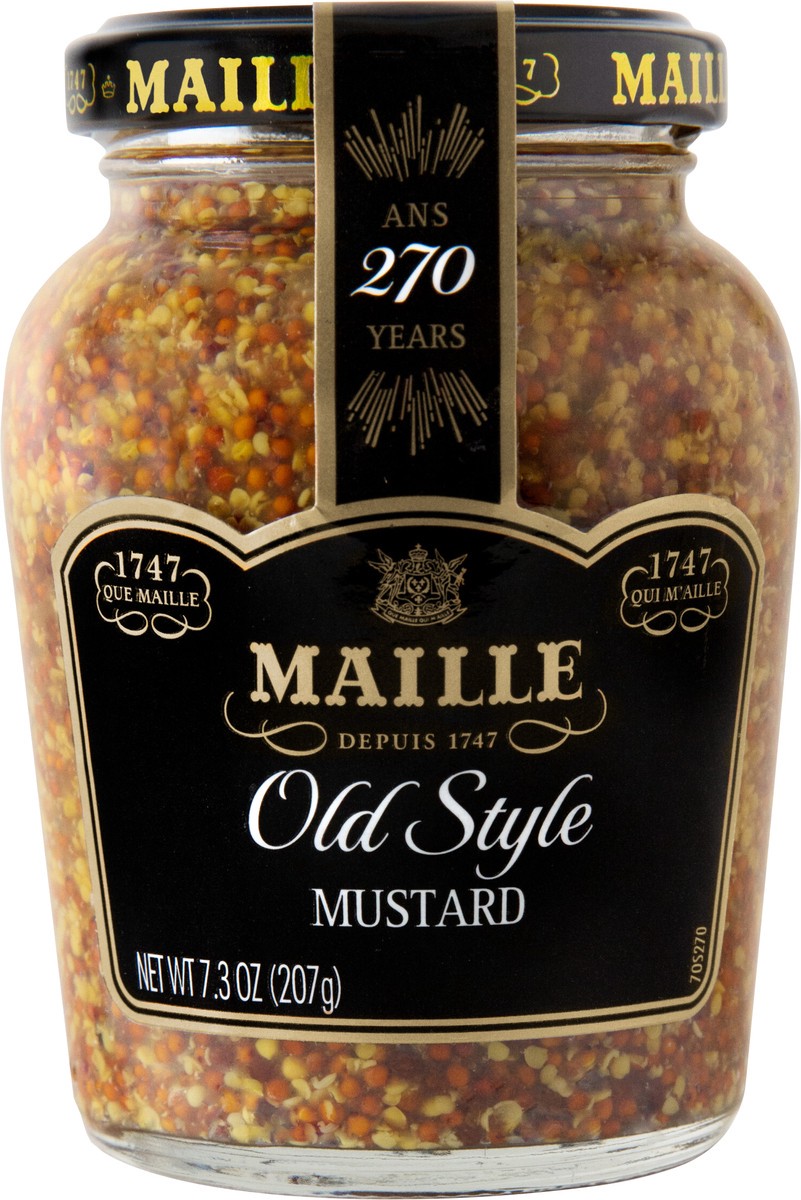 slide 4 of 4, Maille Spread & Dresssing Mustard Old Style Grained 7.3 OZ, 7.3 oz