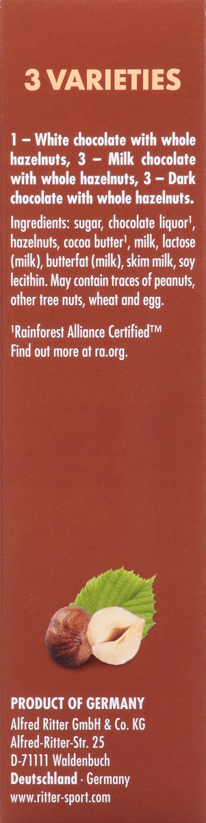 slide 12 of 13, Ritter Sport Mini Nut Selection Chocolate 7 ea, 7 ct