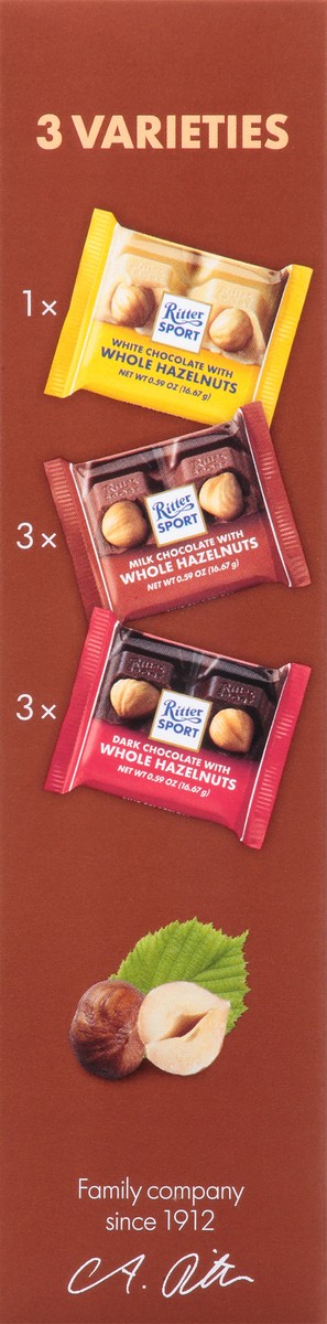 slide 11 of 13, Ritter Sport Mini Nut Selection Chocolate 7 ea, 7 ct