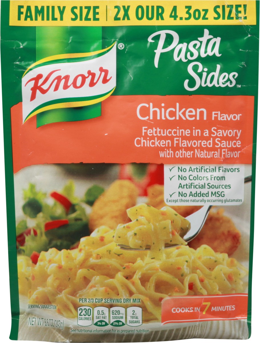 slide 1 of 9, Knorr Family Size Chicken Flavor Pasta Sides 8.6 oz, 8.60 oz