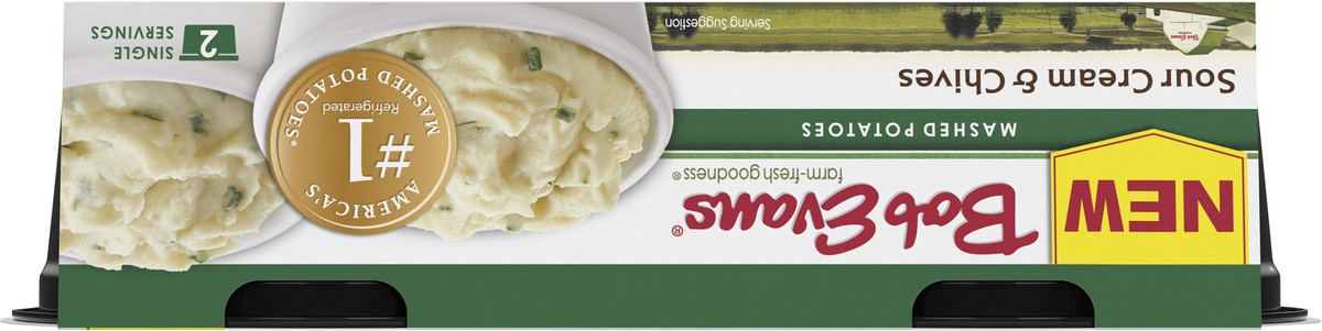 slide 4 of 12, Bob Evans Sour Cream & Chives Mashed Potatoes 2 ea, 2 ct; 12 oz