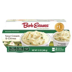 Bob Evans Sour Cream & Chives Mashed Potatoes 2 ea