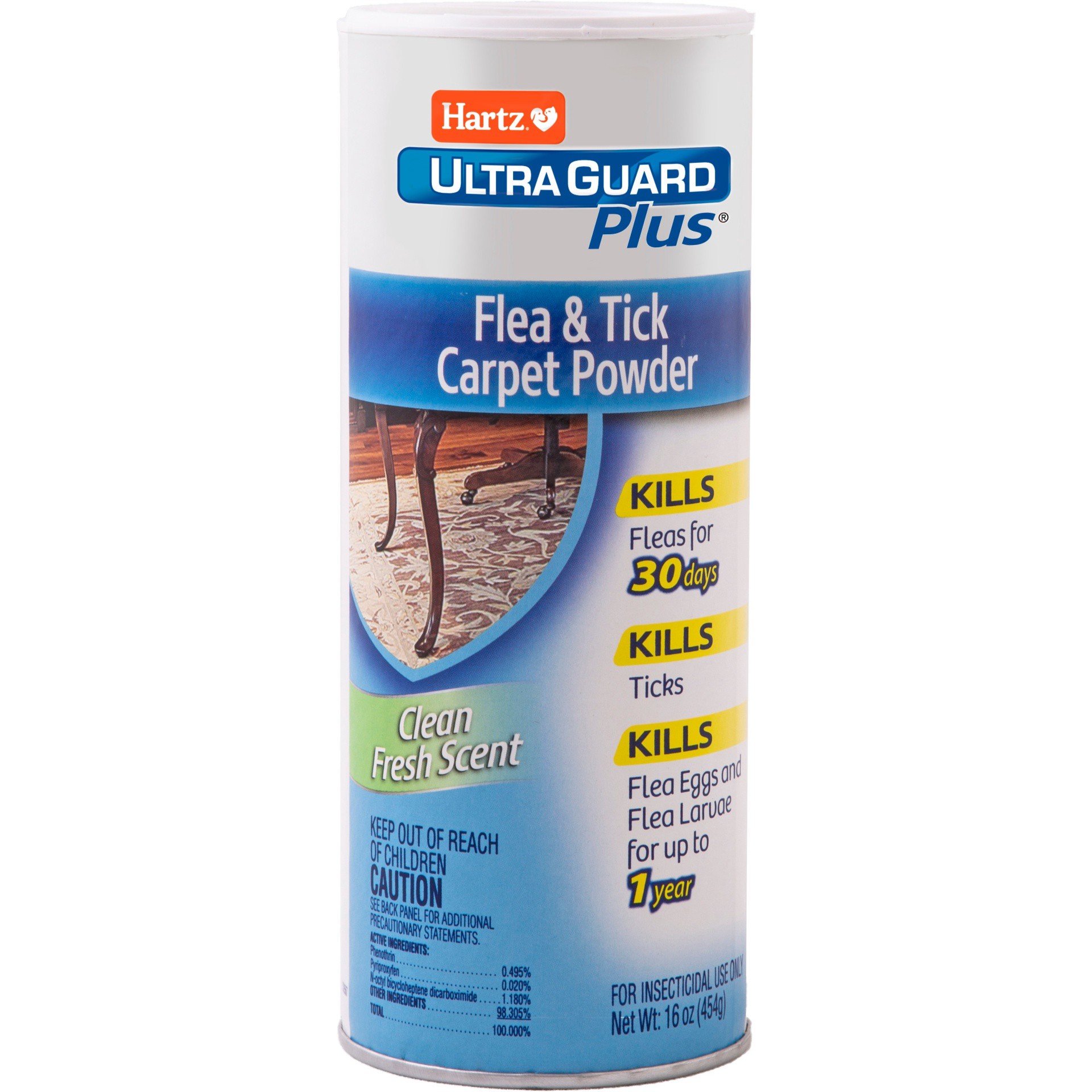 slide 1 of 4, Hartz UltraGuard Plus Flea and Tick Carpet Powder - Fresh Scent (16oz), 16 oz