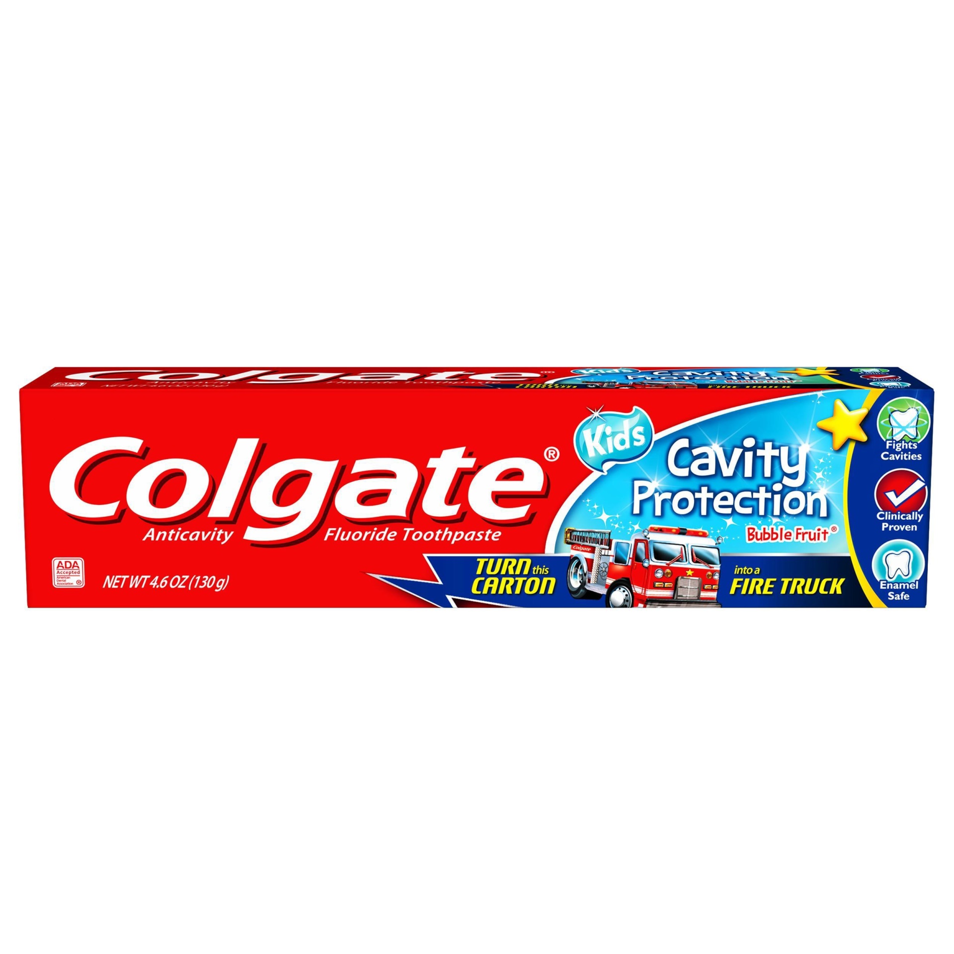 slide 1 of 10, Colgate Kids Cavity Protection Bubble Fruit Toothpaste, 4.6 oz