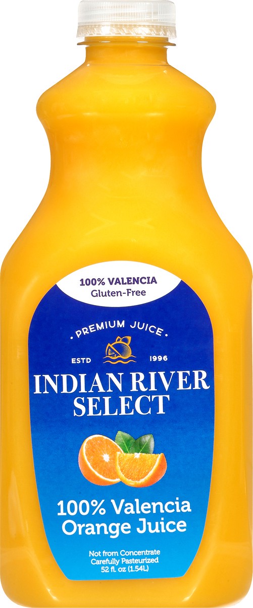 slide 1 of 11, Indian River Select Premium 100% Valencia Orange Juice - 52 oz, 52 oz