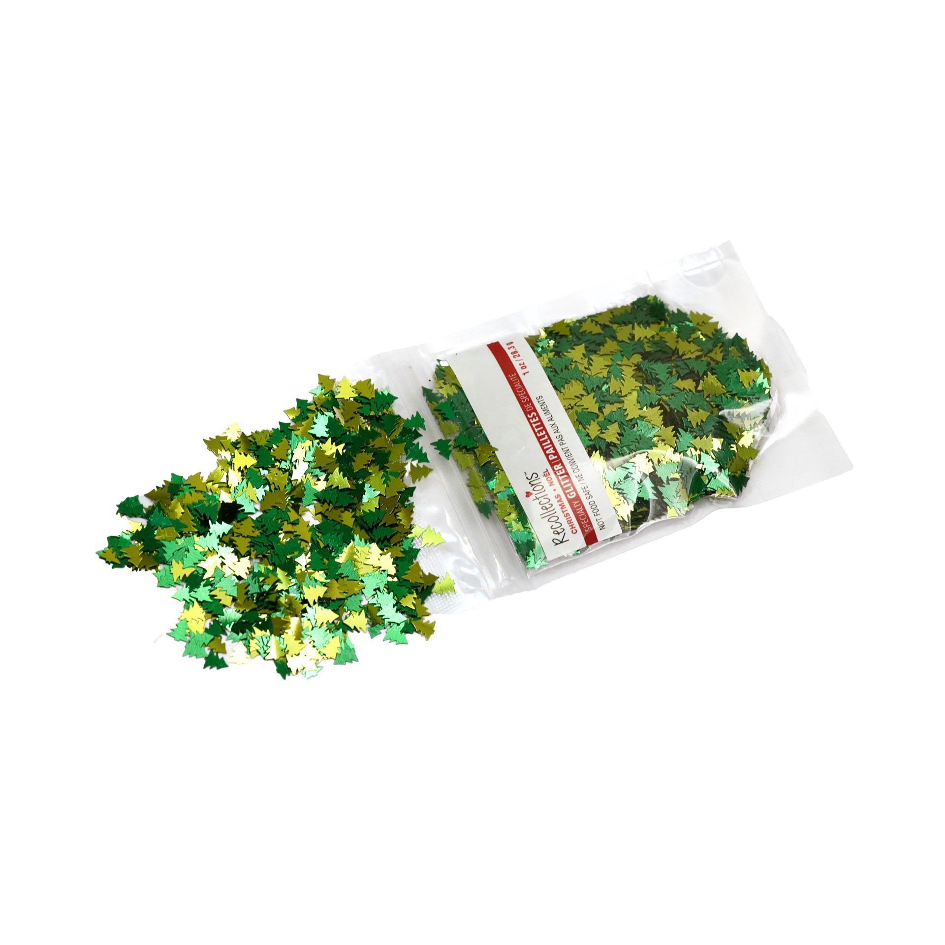 slide 3 of 3, Christmas Trees Specialty Glitter By Recollections, 1 oz