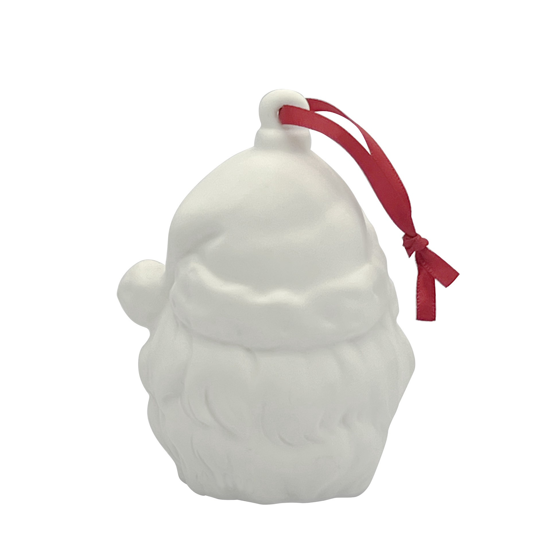 slide 2 of 8, 4" Diy Led Ceramic Santa Ornament By Make Market, 4 in