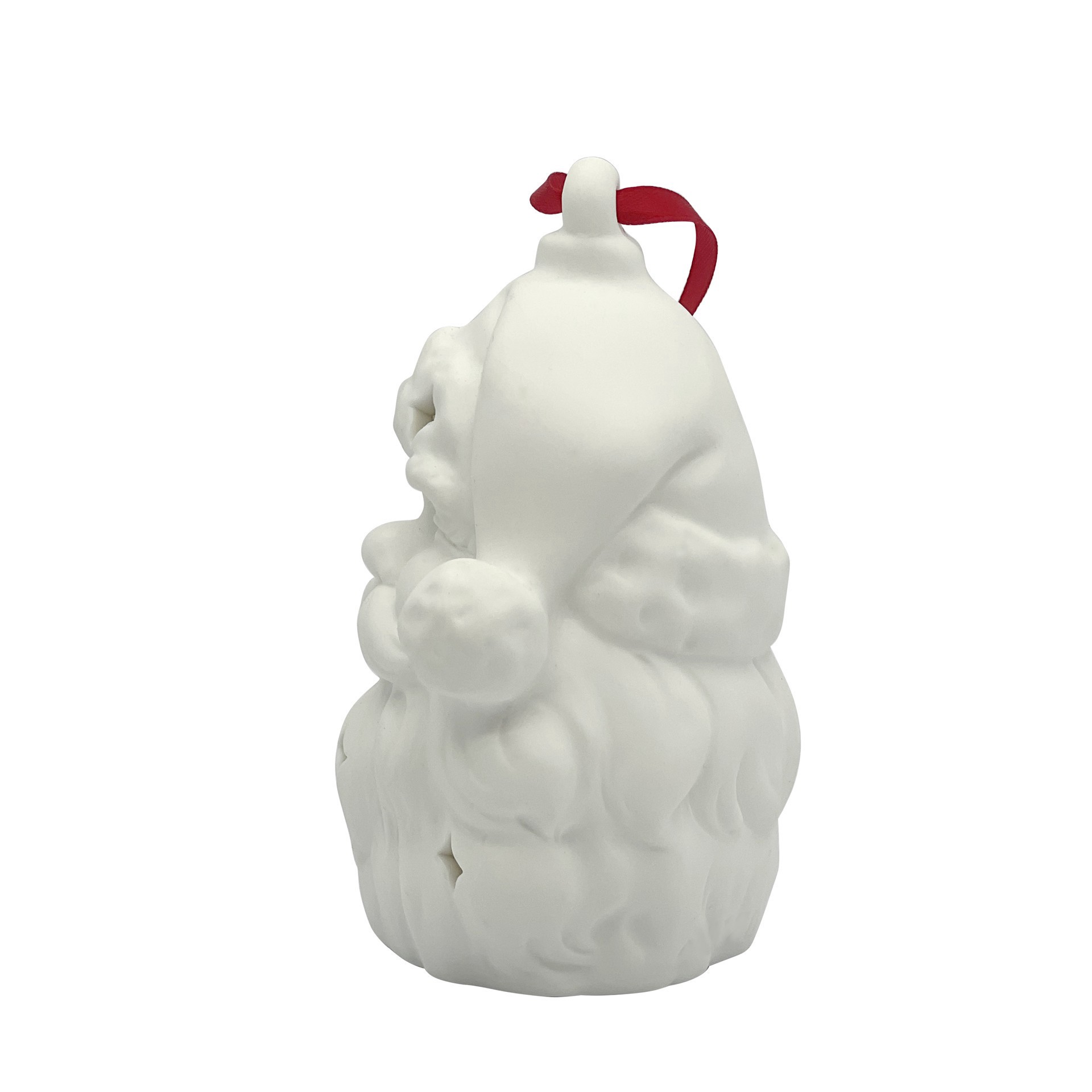 slide 3 of 8, 4" Diy Led Ceramic Santa Ornament By Make Market, 4 in