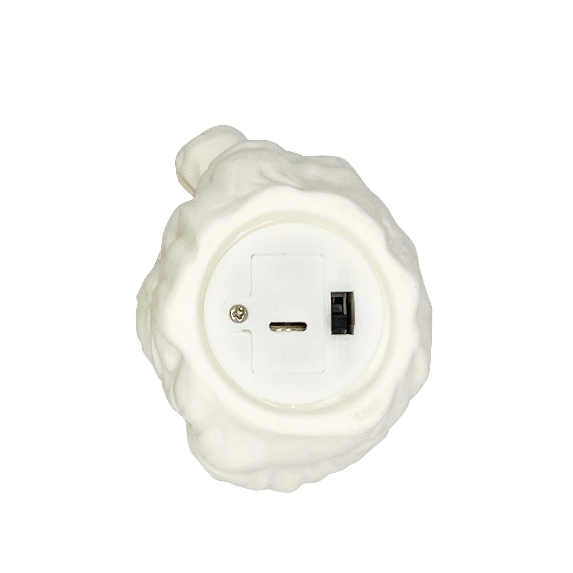 slide 6 of 8, 4" Diy Led Ceramic Santa Ornament By Make Market, 4 in