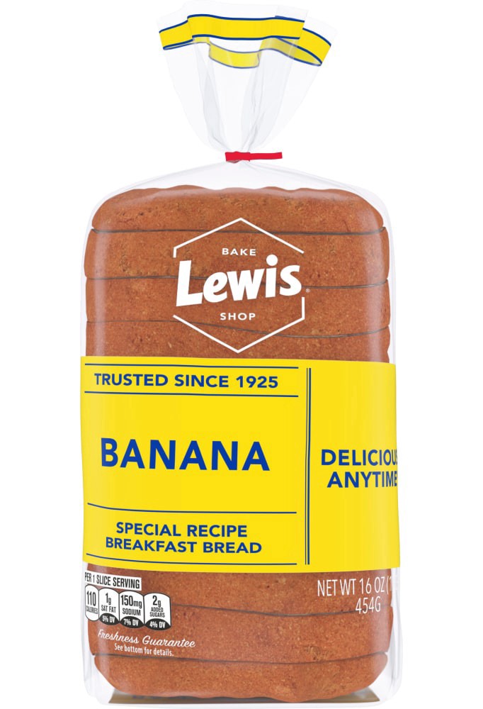 slide 3 of 5, Lewis Bake Shop Banana Brd, 16 oz