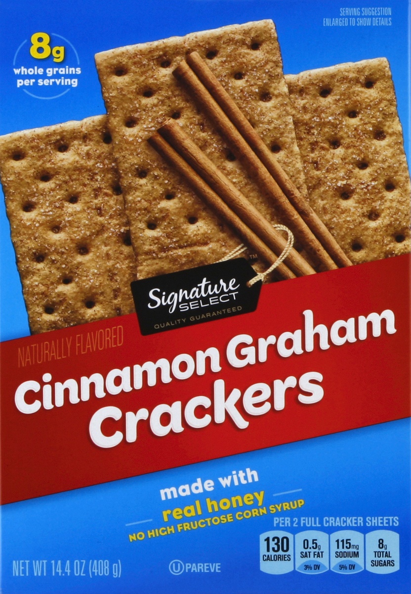 slide 2 of 4, Signature Select Cinnamon Graham Crackers 14.4 oz, 