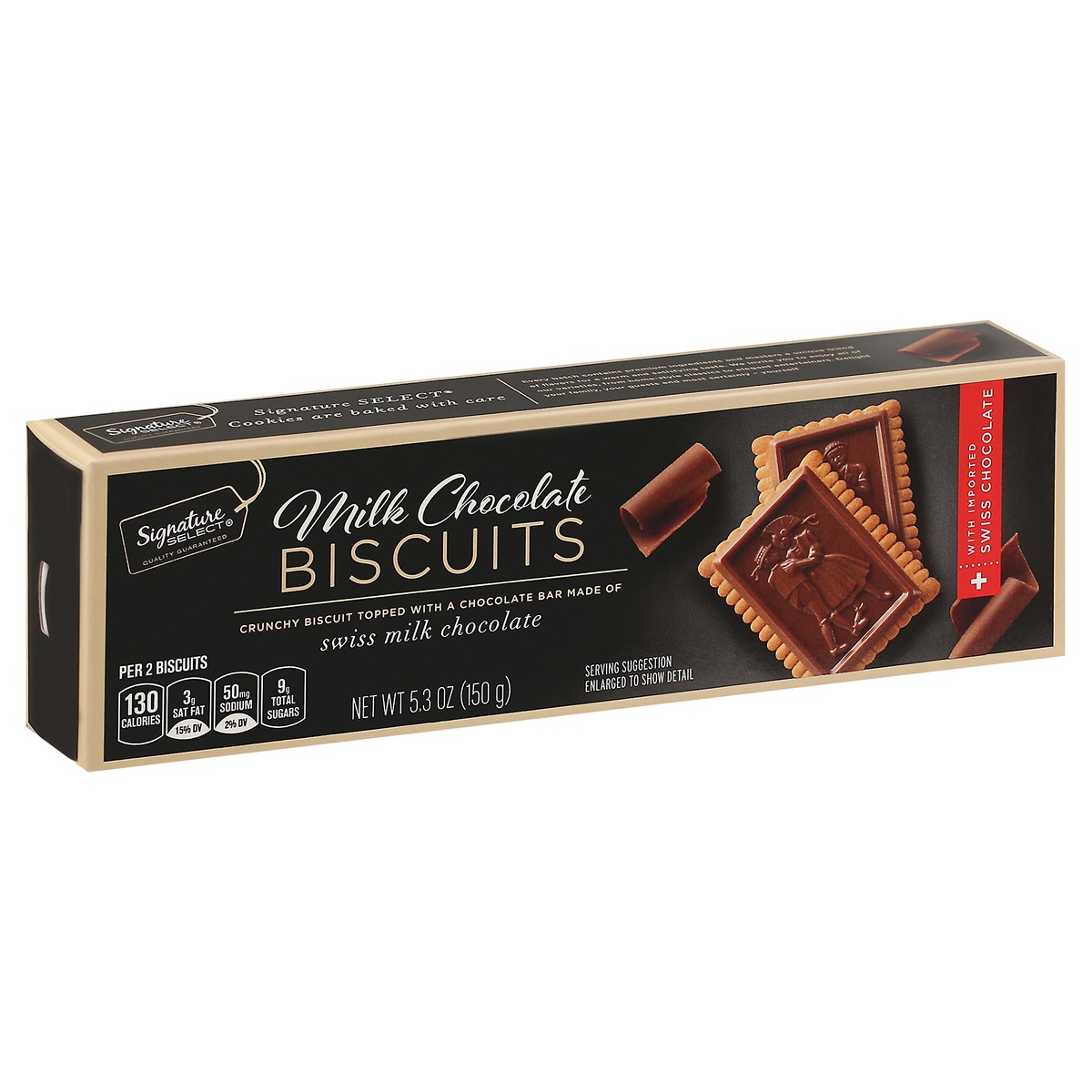 slide 2 of 9, Signature Select Milk Chocolate Biscuits 5.3 oz, 