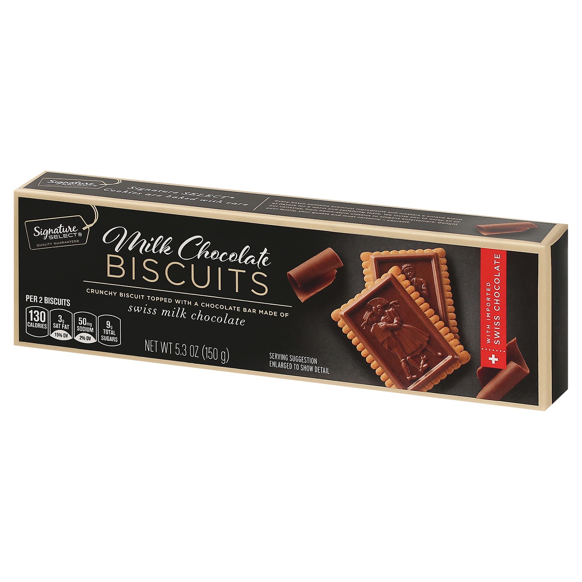 slide 3 of 9, Signature Select Milk Chocolate Biscuits 5.3 oz, 