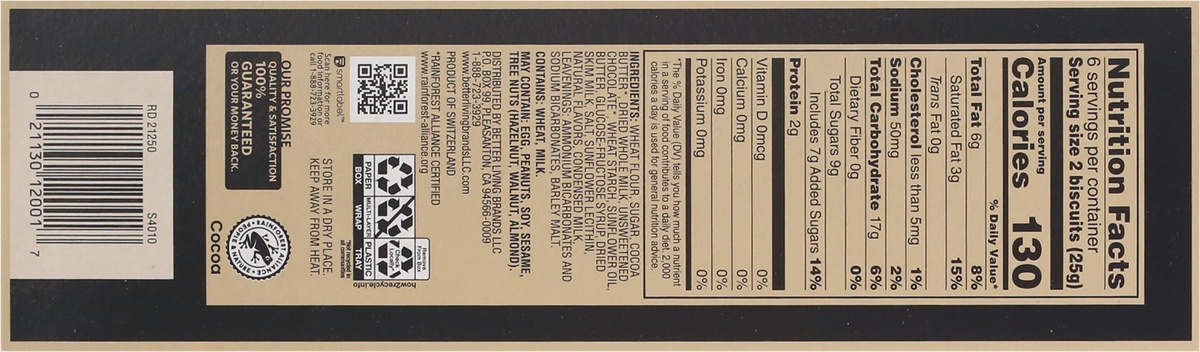 slide 4 of 9, Signature Select Milk Chocolate Biscuits 5.3 oz, 