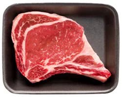 Beef Ribeye Steak Bone In - 1 Lb