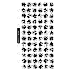 Sticko Animal Tracks Stickers, 72 Pieces