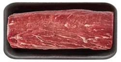 Meat Counter Beef Loin Tenderloin Whole - 2 Lb