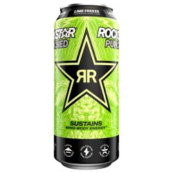Rockstar Energy Drink Punched Lime Freeze - 16 fl oz