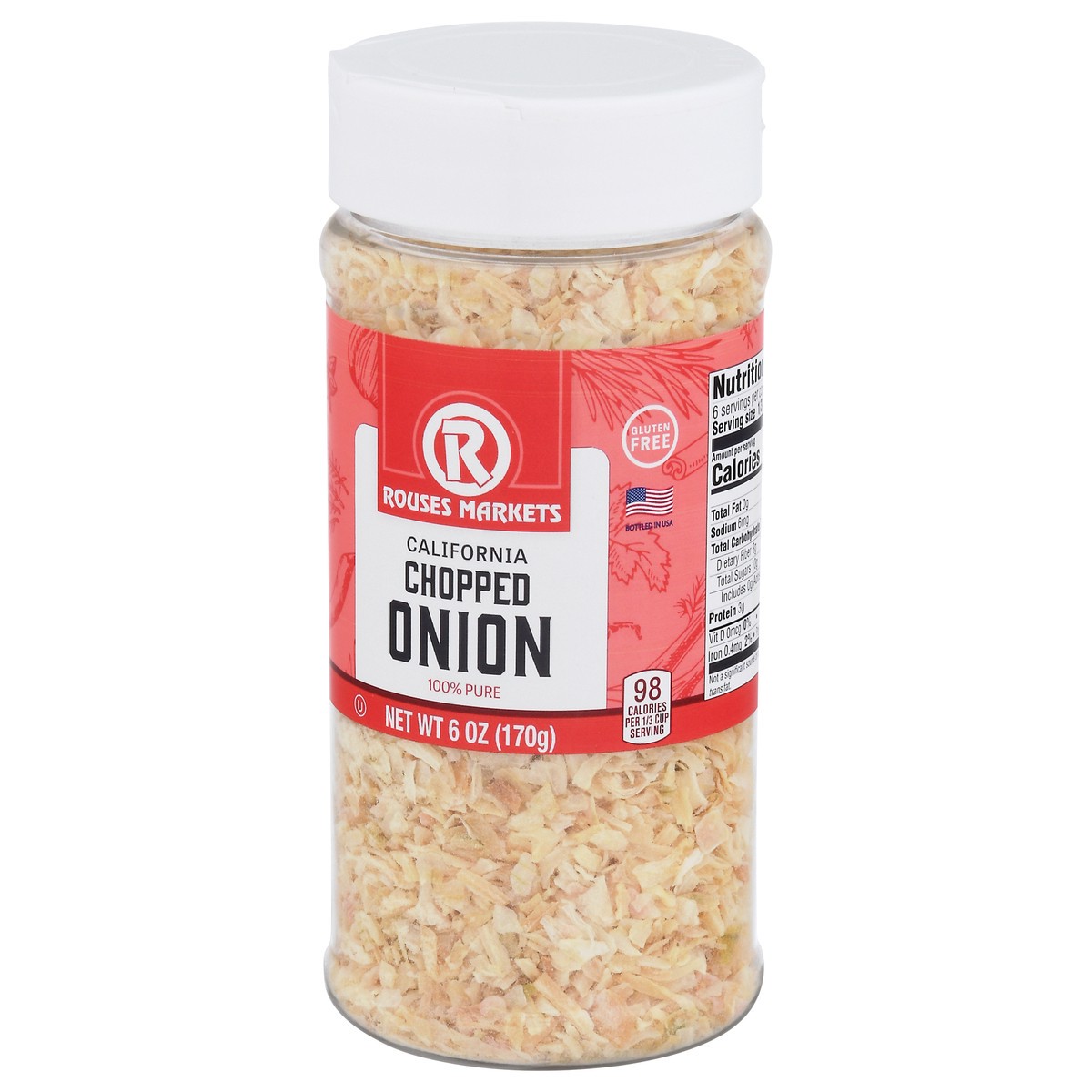 slide 2 of 13, Rouses Markets Rouse Chopped Onion, 4.25 oz