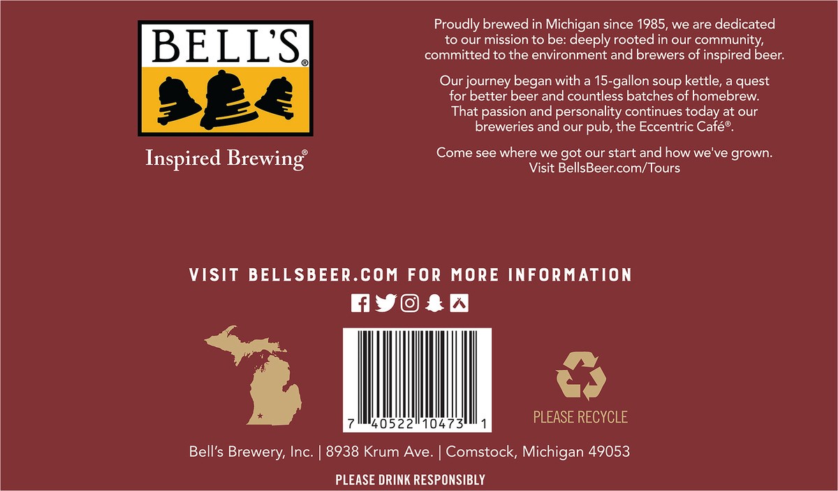 slide 5 of 8, Bell's Octoberfest Beer, 6 Pack, 12 fl oz Cans, 6 ct