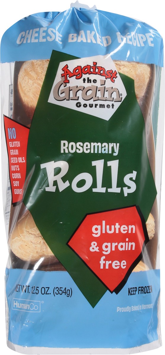 slide 9 of 11, Against the Grain Rolls, Gluten Free, Fresh Rosemary, 12.5 oz