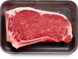 Beef Top Loin New York Strip Steak Bone In Value Pack - 3.75 Lb