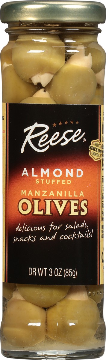 slide 9 of 11, Reese Almond Stuffed Manzanilla Olives 3 oz, 3 oz