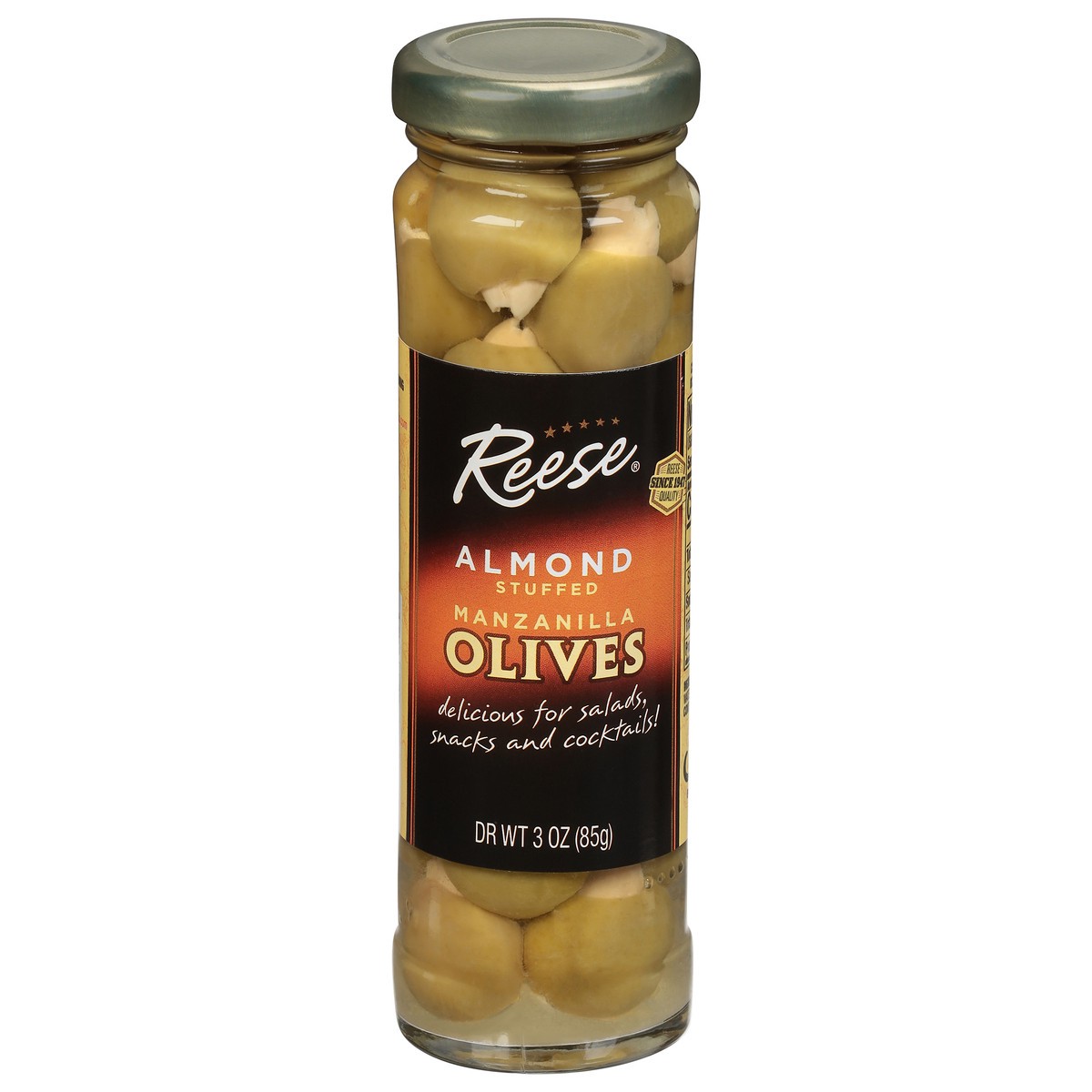 slide 11 of 11, Reese Almond Stuffed Manzanilla Olives 3 oz, 3 oz