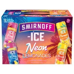 Smirnoff Neon Lemonades Variety Pack 12PK 12oz Cans