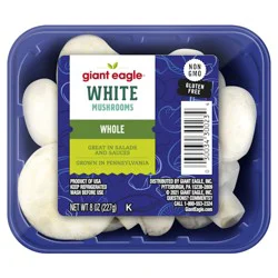 Giant Eagle White Mushrooms, Whole
