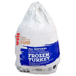 Weis Fresh from the Farm Frozen Turkey 14-16 Pound Average