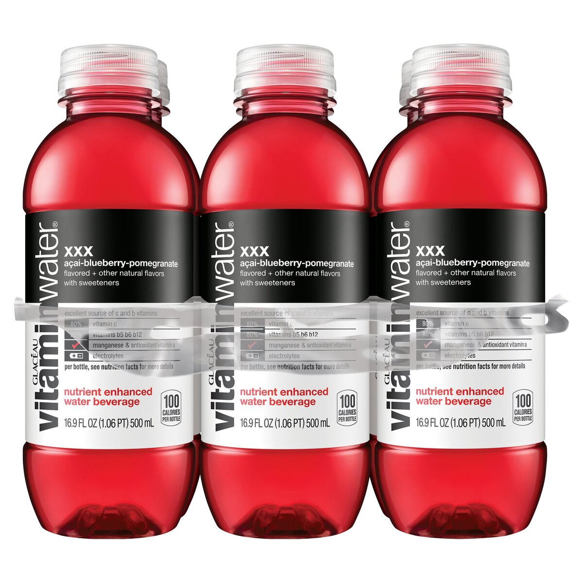 slide 1 of 1, vitaminwater Enhanced Water - 6 ct, 6 ct