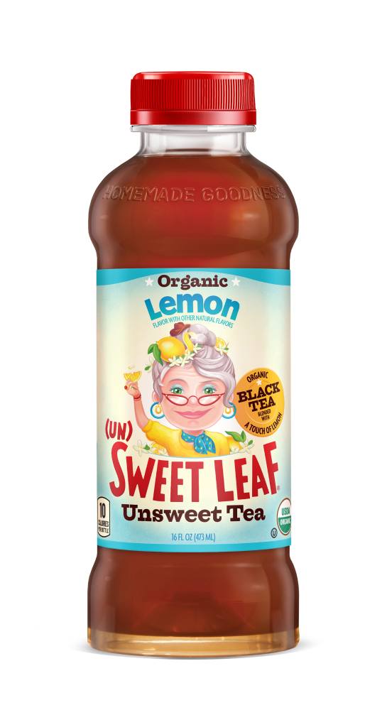 slide 1 of 1, SweetLeaf Organic Lemon Unsweet Black Tea, 16 fl oz