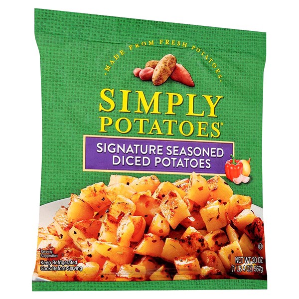 slide 4 of 29, Simply Potatoes Signature Seasoned Diced Potatoes , 20 Oz, Pack of 1, 20 oz