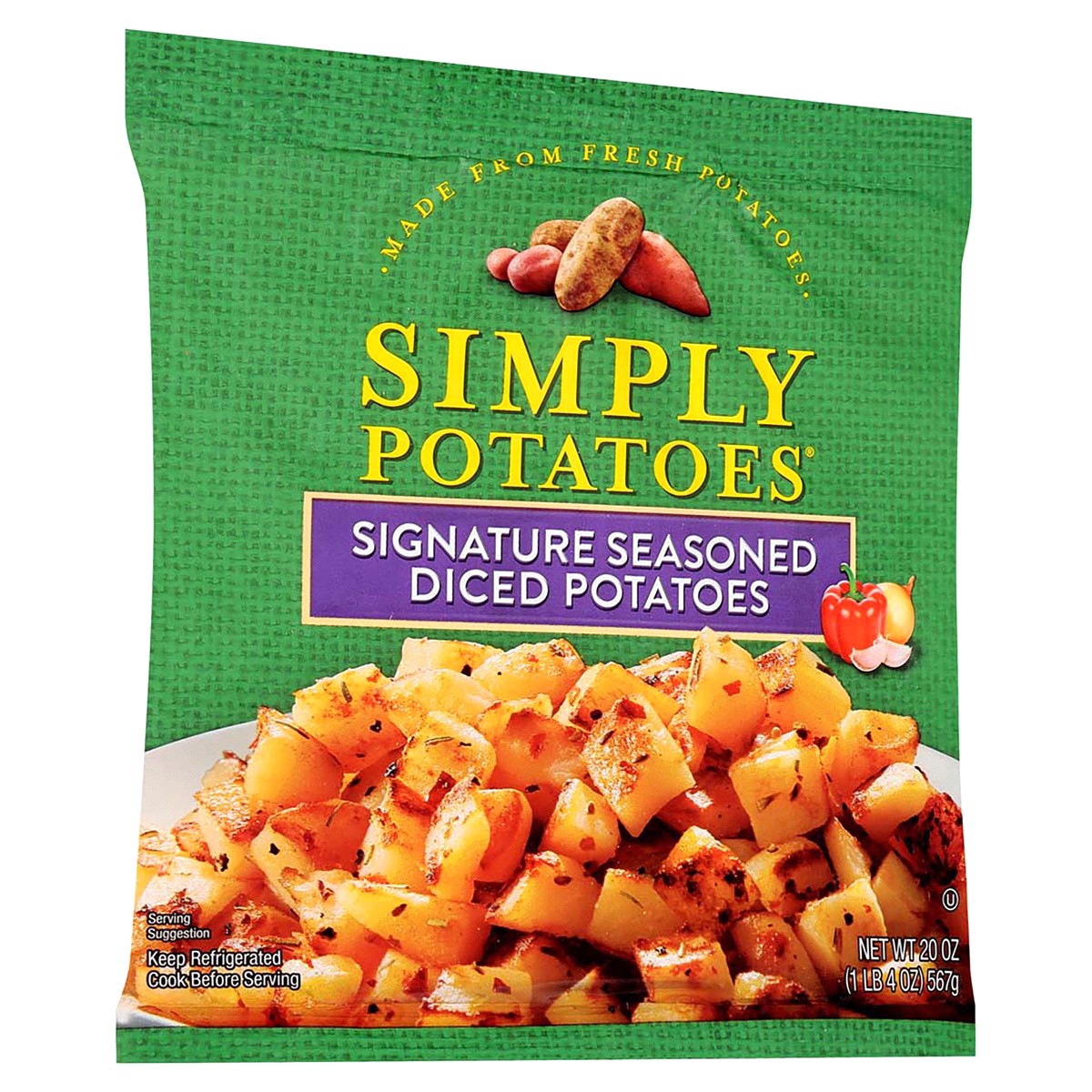 slide 3 of 29, Simply Potatoes Signature Seasoned Diced Potatoes , 20 Oz, Pack of 1, 20 oz