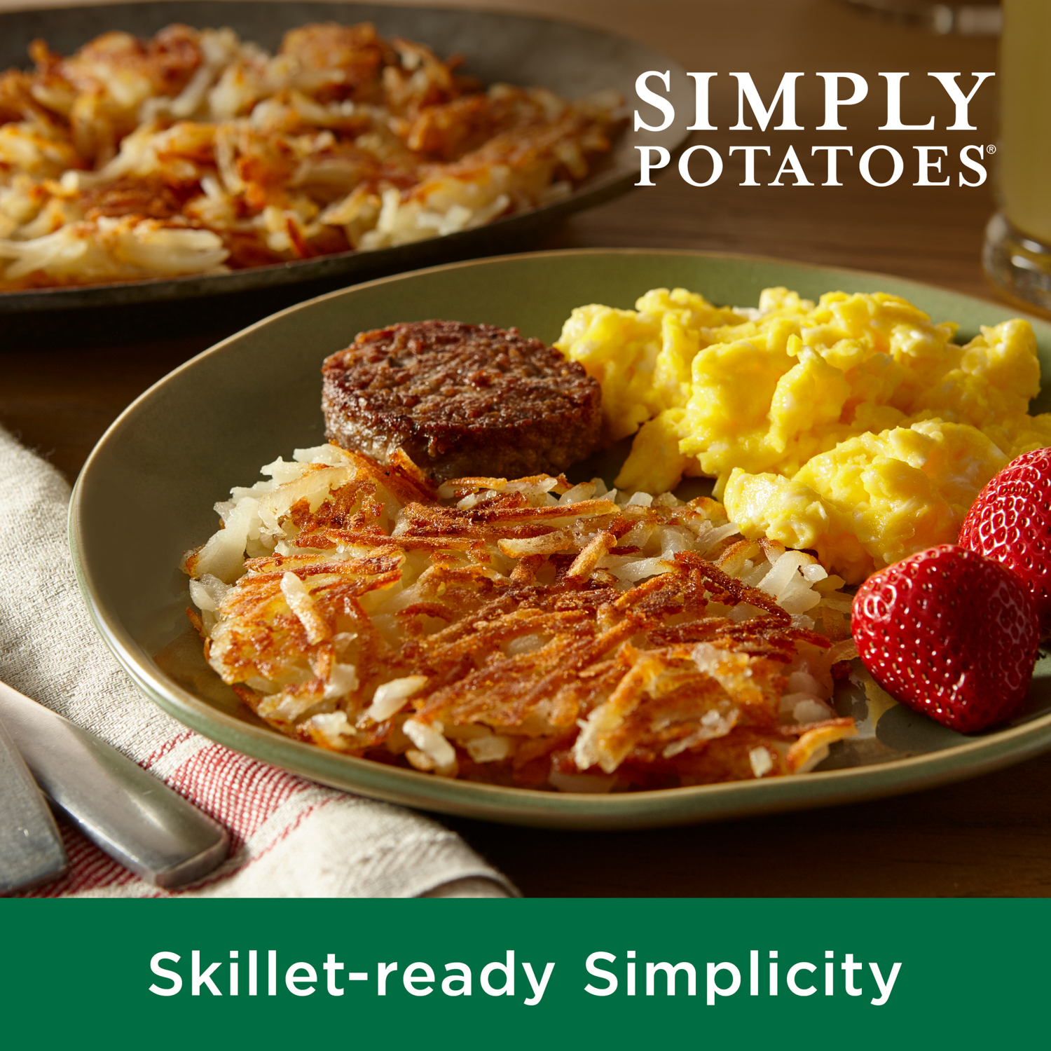 slide 4 of 8, Simply Potatoes Original Hash Browns, 20 Oz, Pack of 1, 20 oz