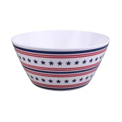 Meijer Corporate Seasonal Stars & Stripes Bowl, 10 in